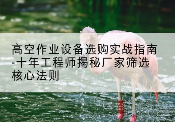 沂水剪叉式升降机厂家-高空作业设备选购实战指南-十年工程师揭秘厂家筛选核心法则